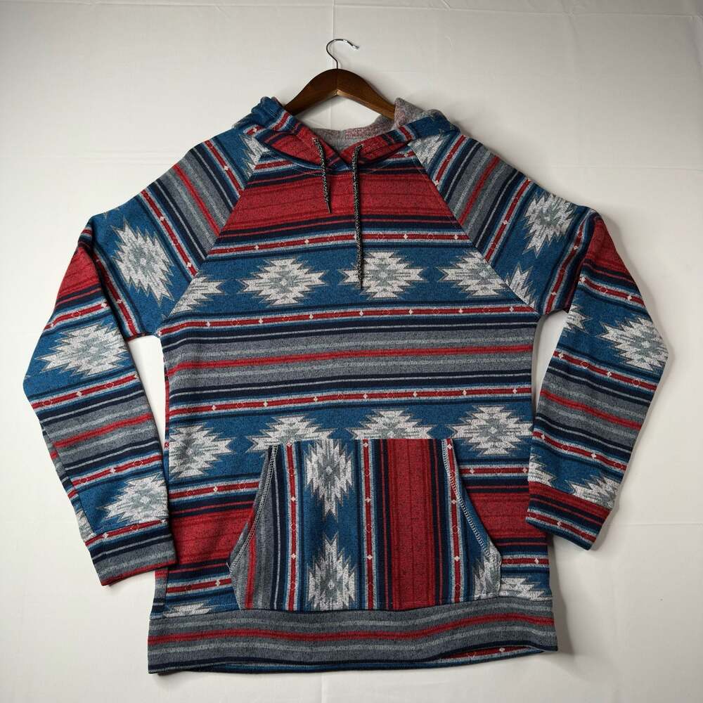 Brooklyn Cloth Aztec Geometric Southwestern Print Pullover Hoodie